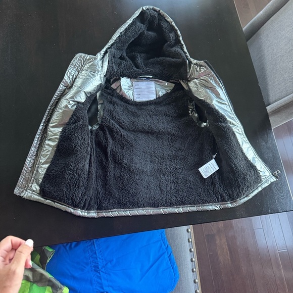 Keds Silver Hooded Vest for Kids - Picture 3 of 4